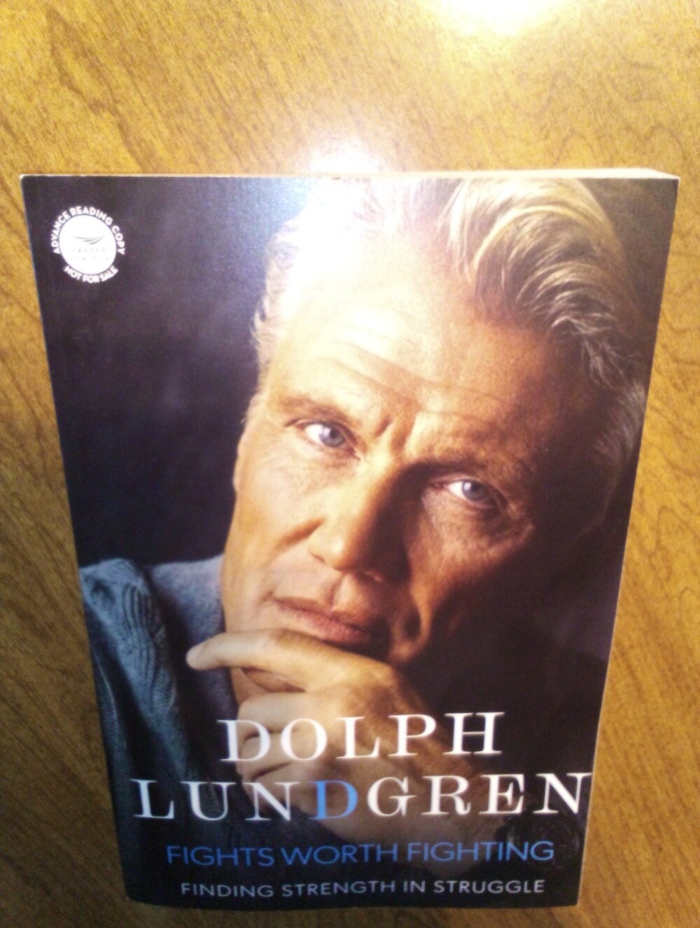 Dolph Lundgren Fights Worth Fighting 2026 Harper Advance Reading Copy (ARC) TPB